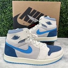 Air Jordan 1 ZM Air CMFT 2 Sail/DK Powder Blue-Blue Grey Size 12 New With Box
