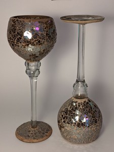 Glass Goblet Lantern (Hobby Lobby) Candle Holder | eBay