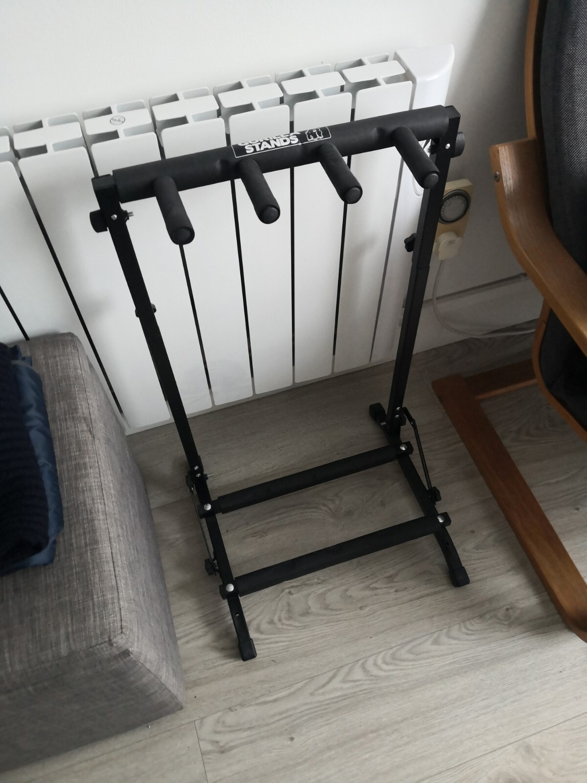 Gorilla 3Way Multi Guitar Stand, Electric Guitar Bass Guitar Rack