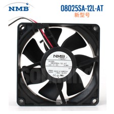 NMB 08025SA-12L-AT 8025 12V 0.08A inverter cooling fan