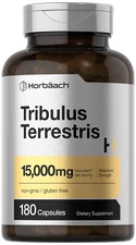 Tribulus Terrestris for Men 15,000mg  | 180 Capsules | Gluten Free | by Horbaach