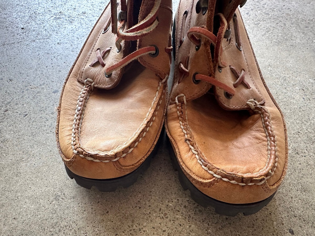 Vintage 1990s Thornton Bay Brown Leather Lace Up Hiking  display picture 3