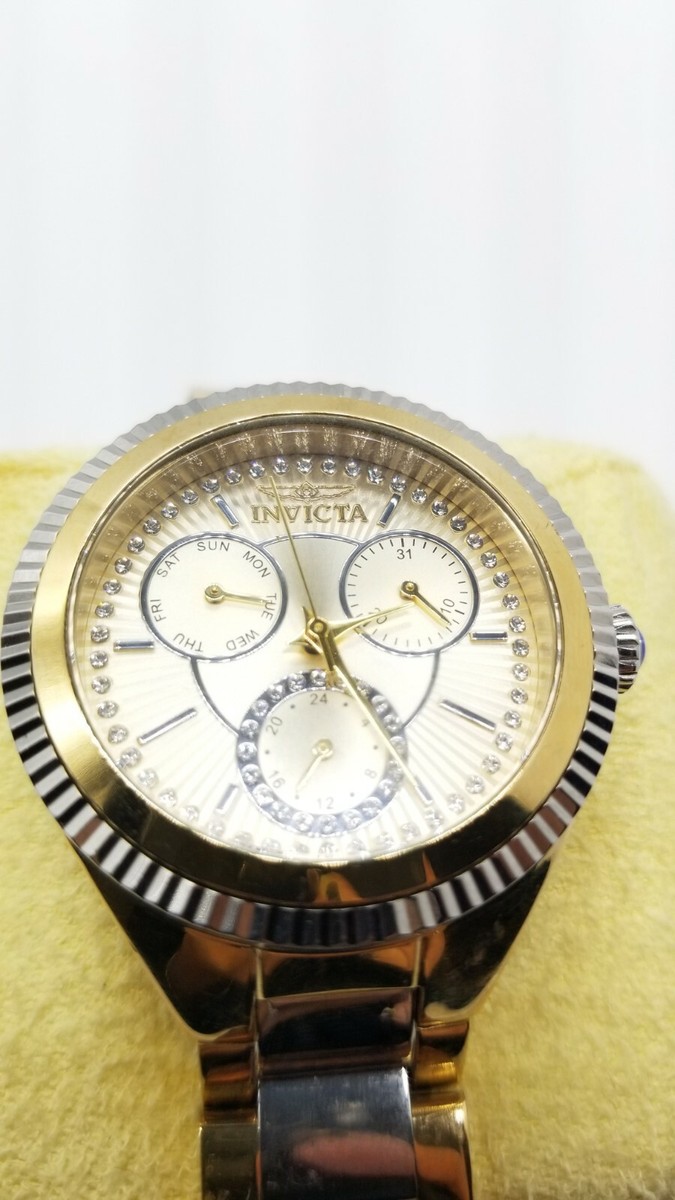 Invicta Women\'s Watch 28821 Angel Quartz Gold Dial Two Tone Stainless Steel 36mm Angel model 28821 | InvictaWatch.com main image 2