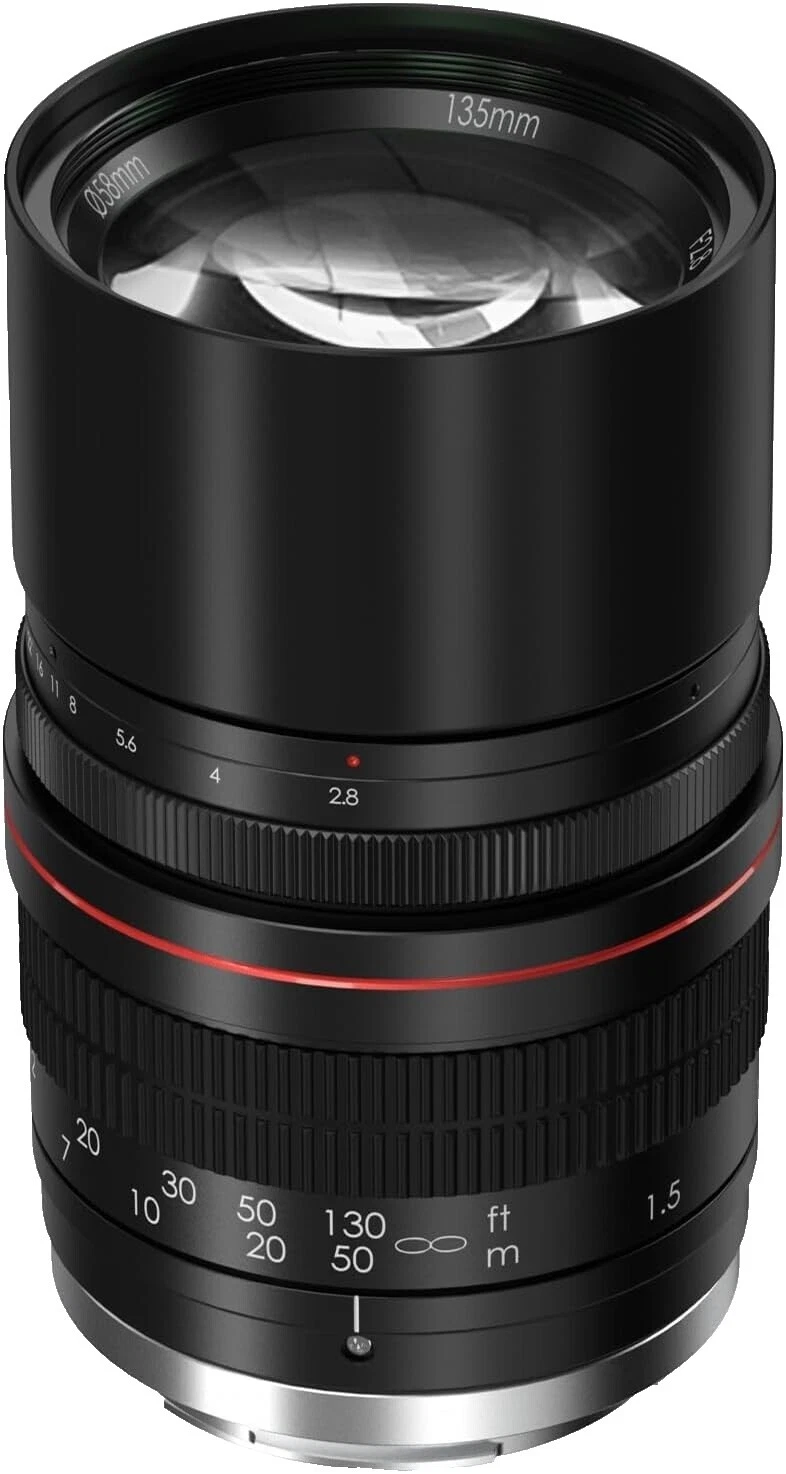 135mm Focal f/2.8 Camera Lenses for Canon