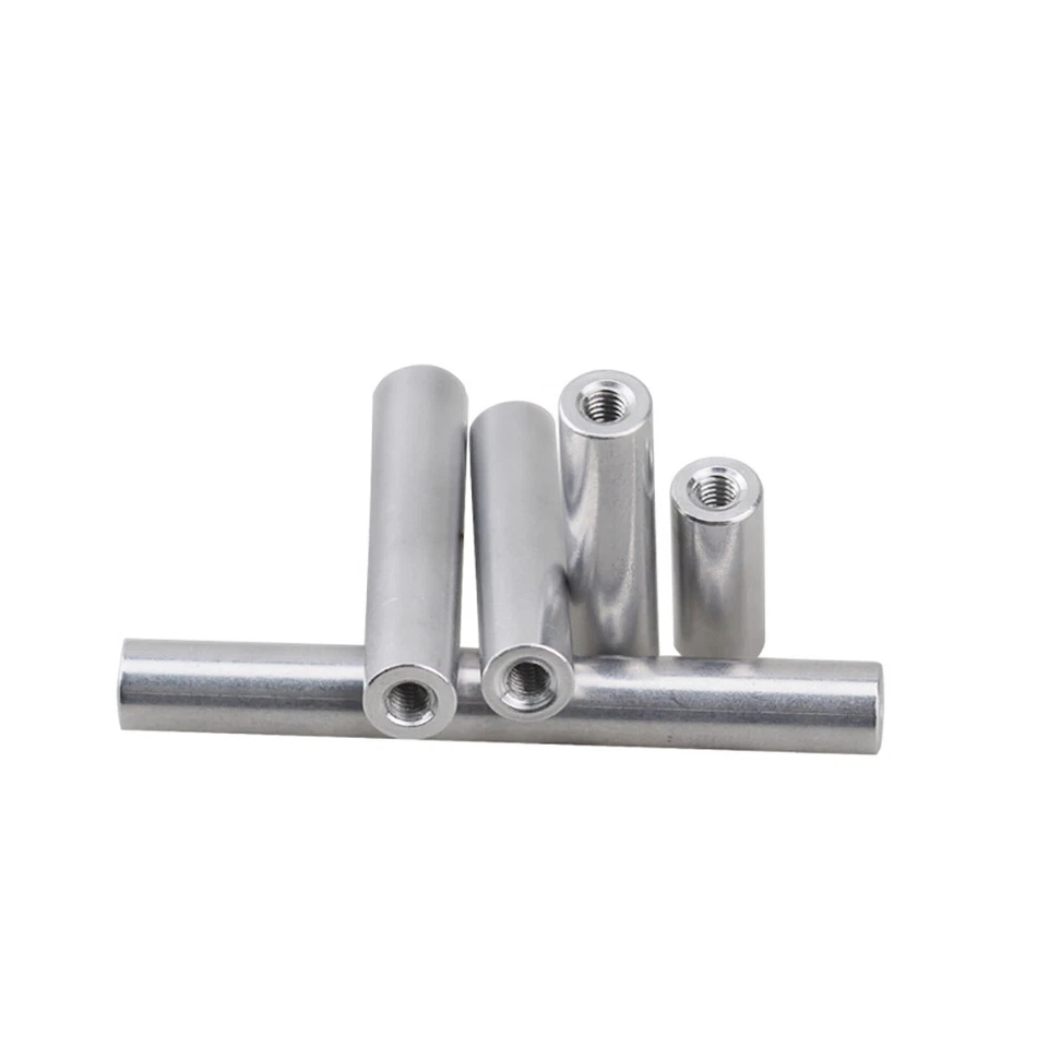 Verbindungsmuffe Rund M2 M2.5 M4 M5 M6 M8 M10 Aluminium Langmutter Gewindemuffe - Bild 4 von 4