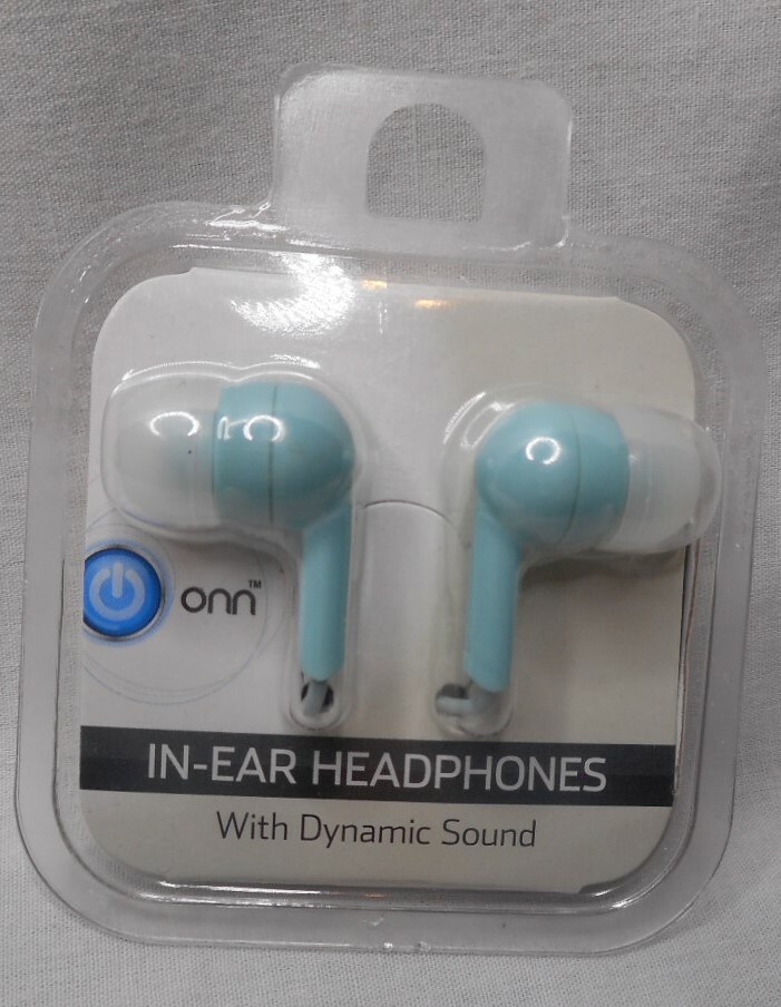 In-ear Headphones ONN, Classic Mint New In Package-image