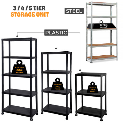 5 Ebenen Regal Regal Schwerlast Garage Regal Aufbewahrung Regale Einheit Organizer