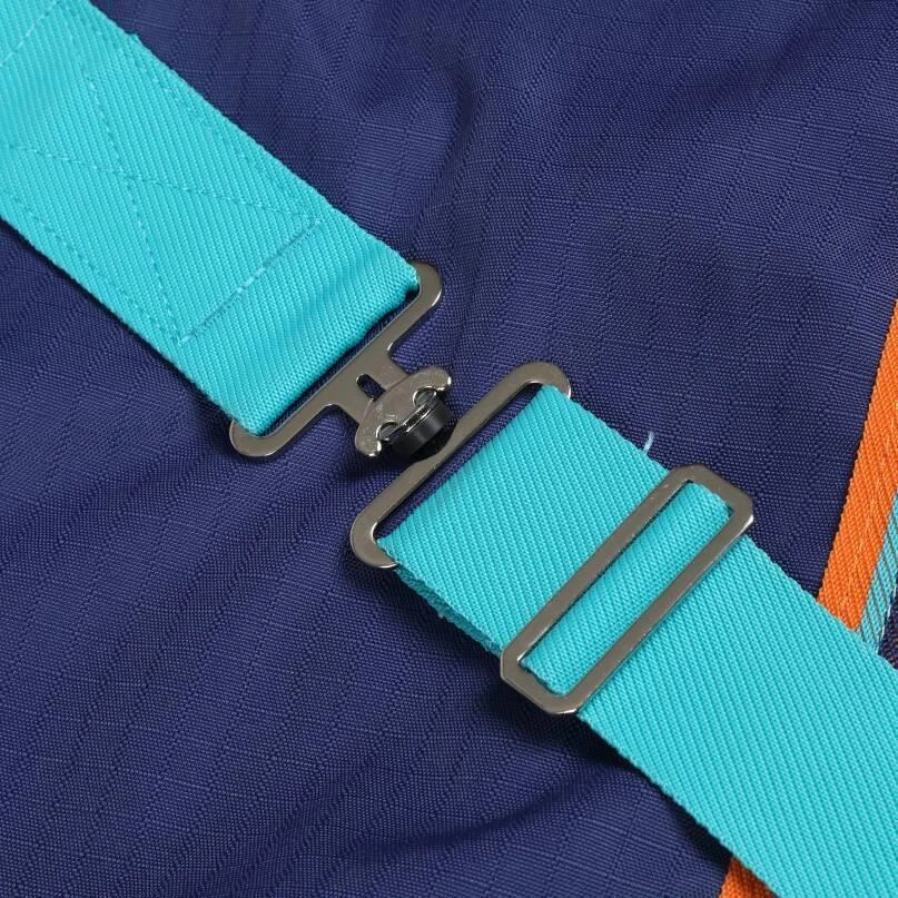 Shires Tempest Original 100g Combo Turnout Rug - Navy Blue - Image 4 of 4