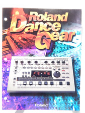 ROLAND Dance Gear Vtg 1996 Catalog Insert Brochure 8 Pages Case Candy Brand New