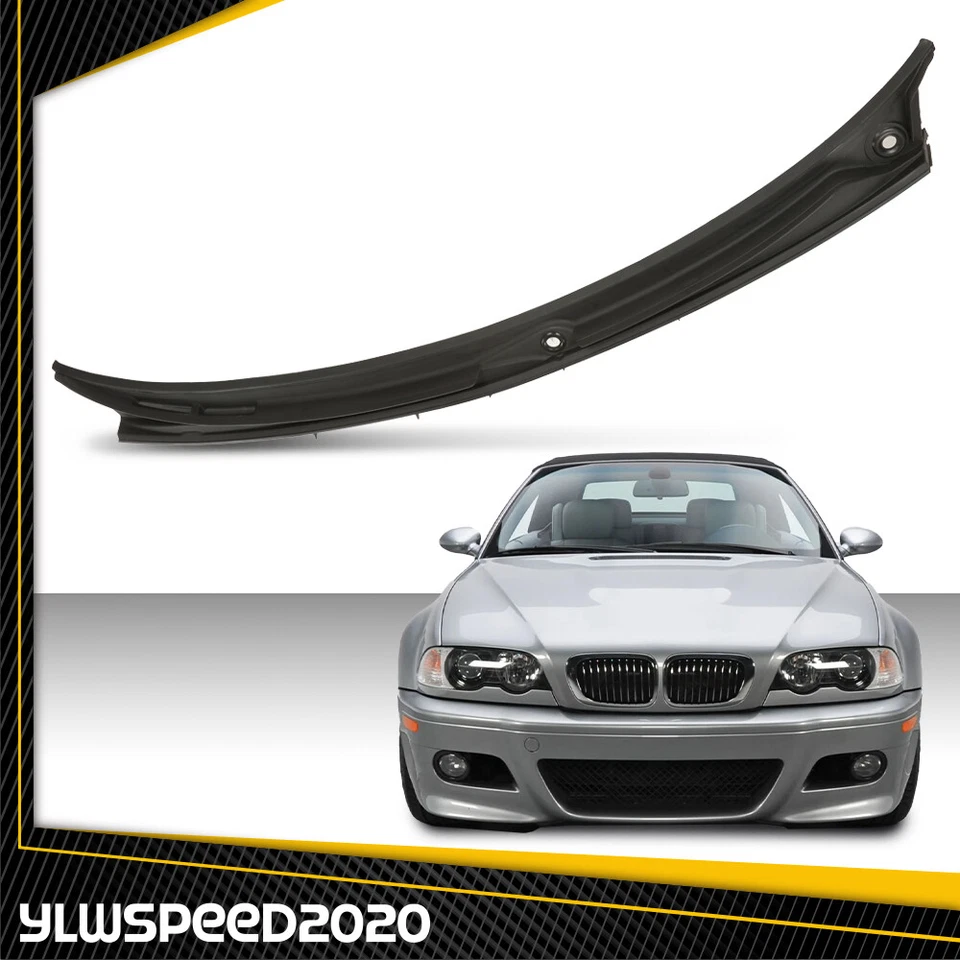 Fits 97-06 BMW M3 E46 323i 328i Lower Motor Cowl Cover-Windshield Wiper Grille Foto 3 de 4