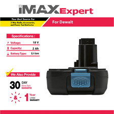 18V 2Ah XRP Li-ion Battery for DeWalt DC9182, DC9181, DC9180