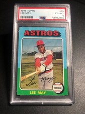 1975 Topps LEE MAY Astros #25 PSA 6.