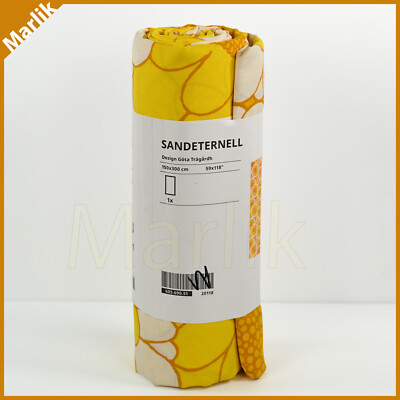 Ikea Sandeternell Pre cut Fabric, Yellow, Large MAJSOL Flowers