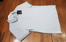 Equiline, New, short sleeve polo, sky blue, 44/ large/8