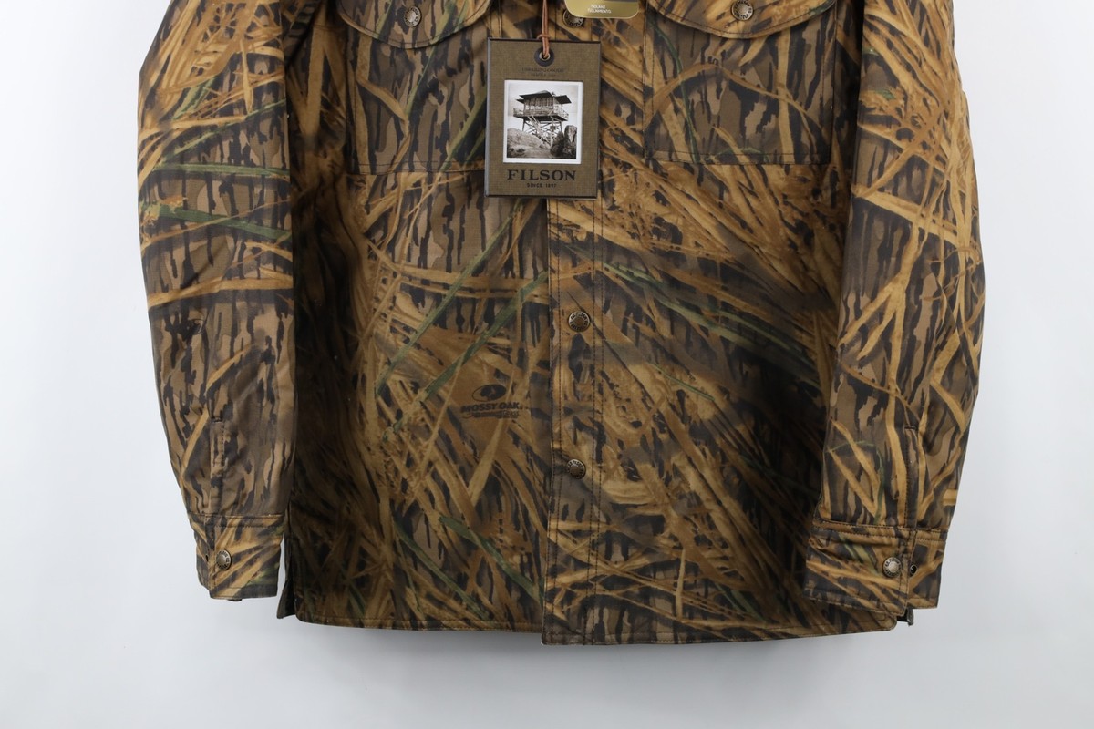 New Filson Mens XS Mossy Oak Shadow Grass Camouflage Insulated