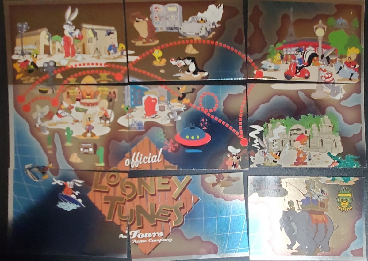Looney Toons Back in Action Tunes Tours Foil Puzzle LTT1-9 Card