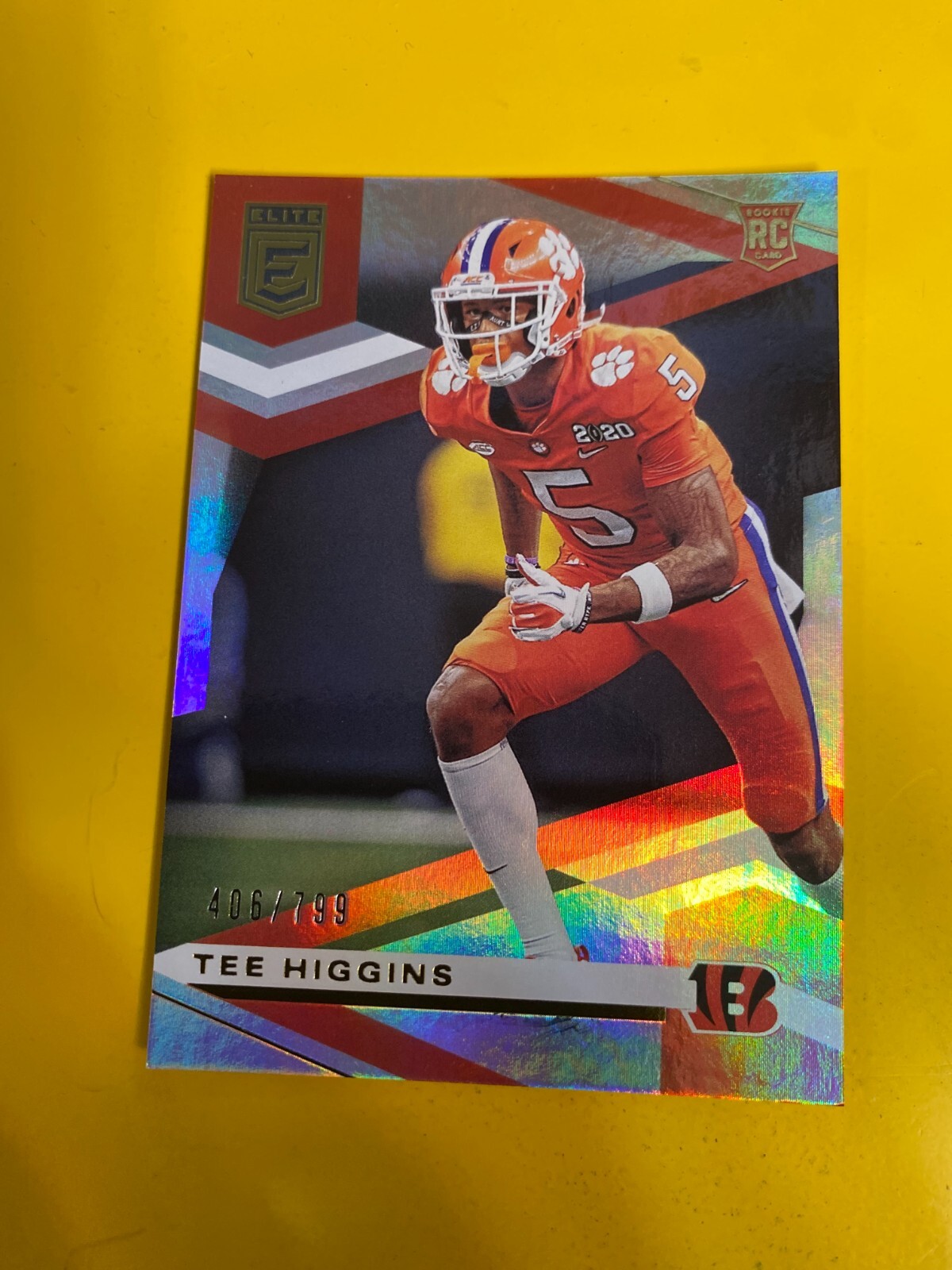 RS22389  2020 Elite #114 Tee Higgins RC ROOKIE #406/799