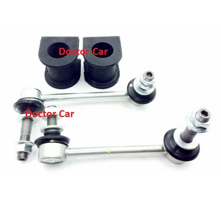 4 Front Stabilizer Sway Bar End Link + Bushing For 2005-14 Toyota Hilux 4WD Gen7 - Image 2 of 4
