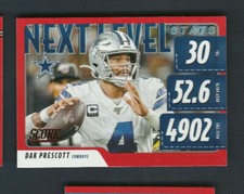 2020 Score NFL Football RED FOIL # NLS-DP Dak Prescott Next Level