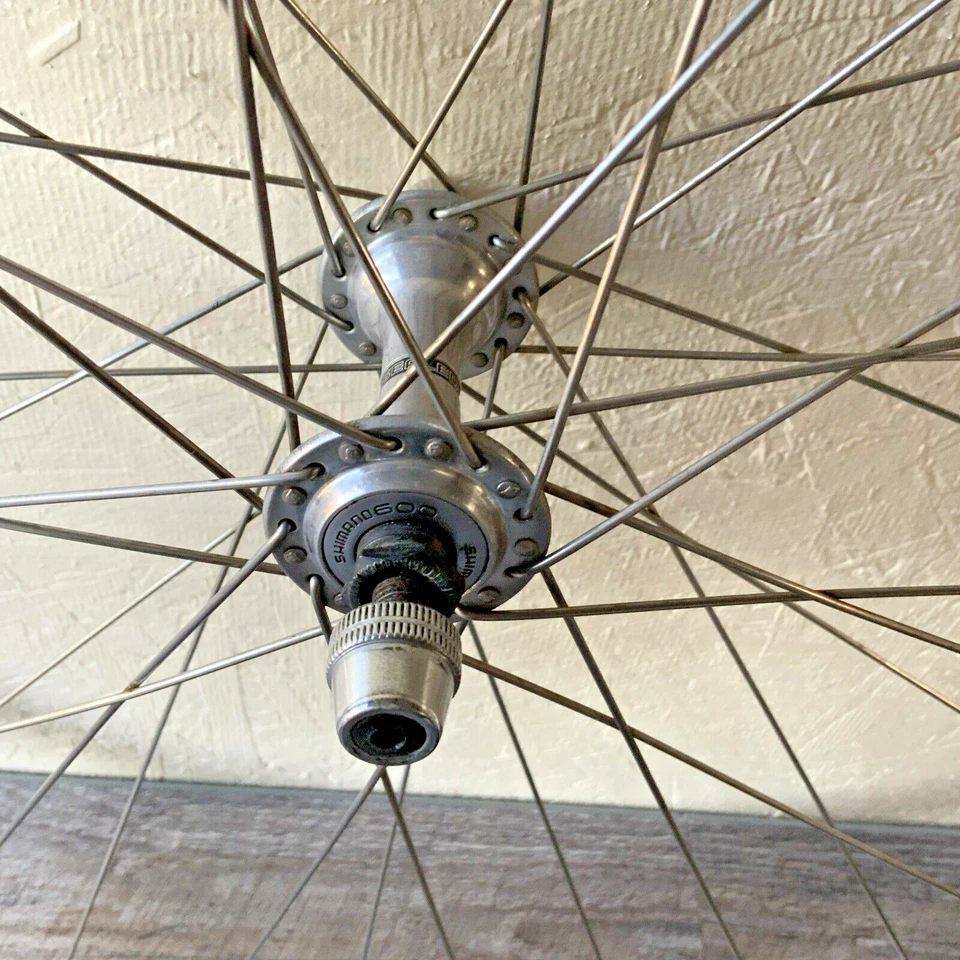 RUEDA DELANTERA AMBROSIO ELITE 700C SHIMANO 600 BUJE ULTEGRA PINCHO 36H 20,5 MM ANCHO Foto 2 de 4