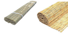 Natural Bamboo Slat/Reed Fence Roll - Garden Privacy Screen in Multiple Sizes