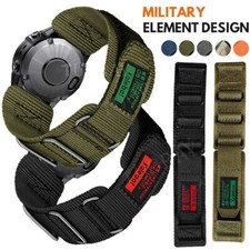 Nylon Watch Band Strap For Garmin Fenix 8 7 7X 6 6X 5 5X Tactix Epix Pro Enduro3