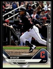 2025 Topps Now Road to Opening Day OD-62 Bo Naylor Cleveland Guardians PR 451
