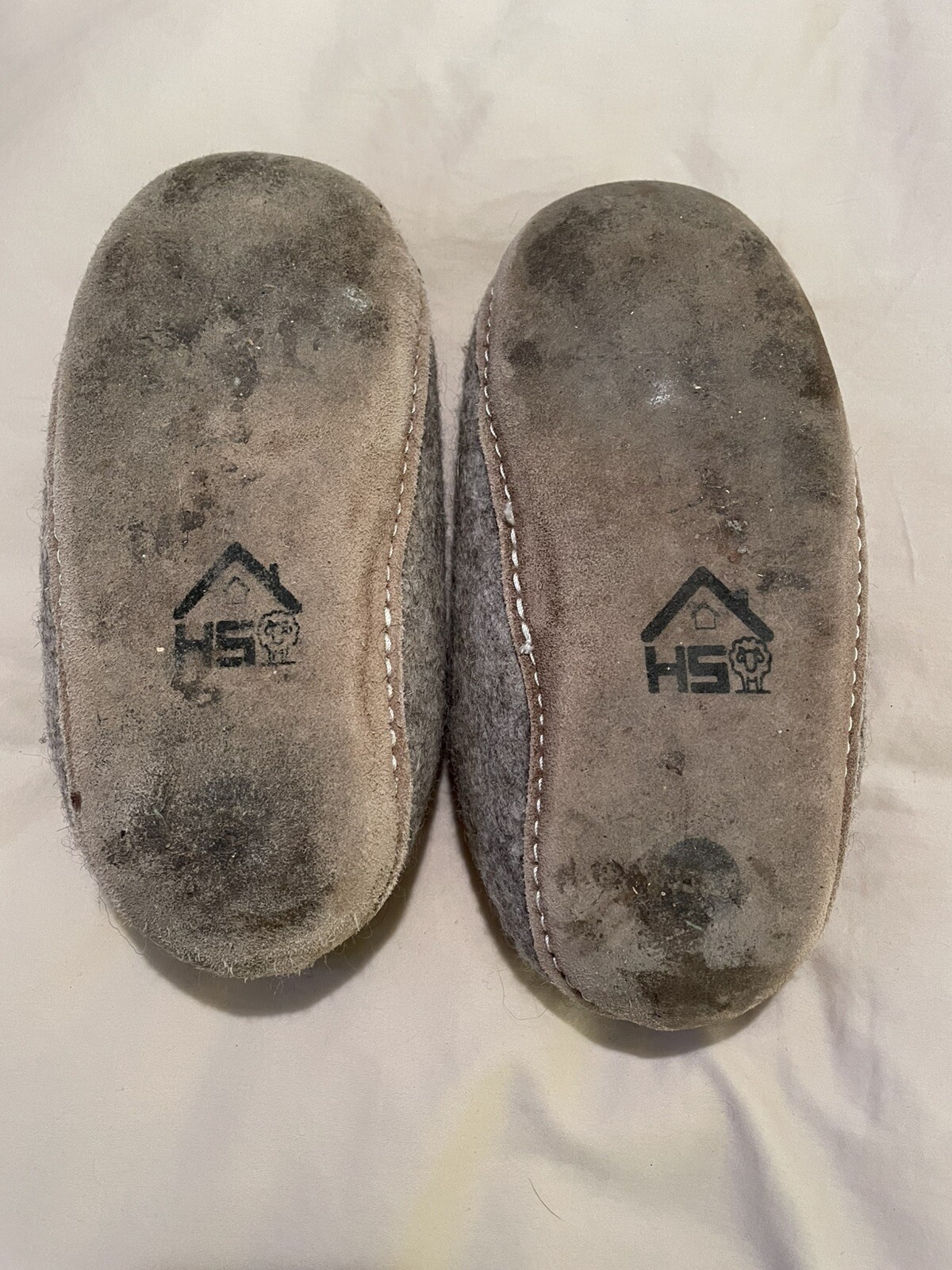 SAOLA HAUSSIMPLE Ciabatte da interno in lana lana biologica suola in pelle donna 6 5 uomo 5