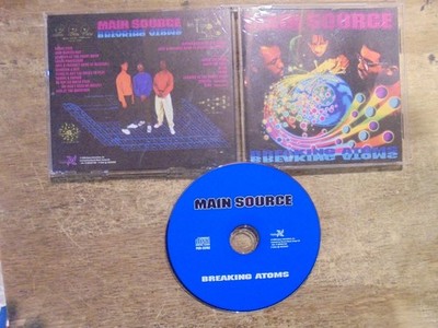 MAIN SOURCE - Breaking Atoms CD 1991 Original Press Works Tested Hip Hop Rap