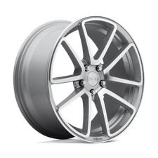 19x8.5 Rotiform R120 Spf Gloss Silver Machined Wheel 5x112 45mm
