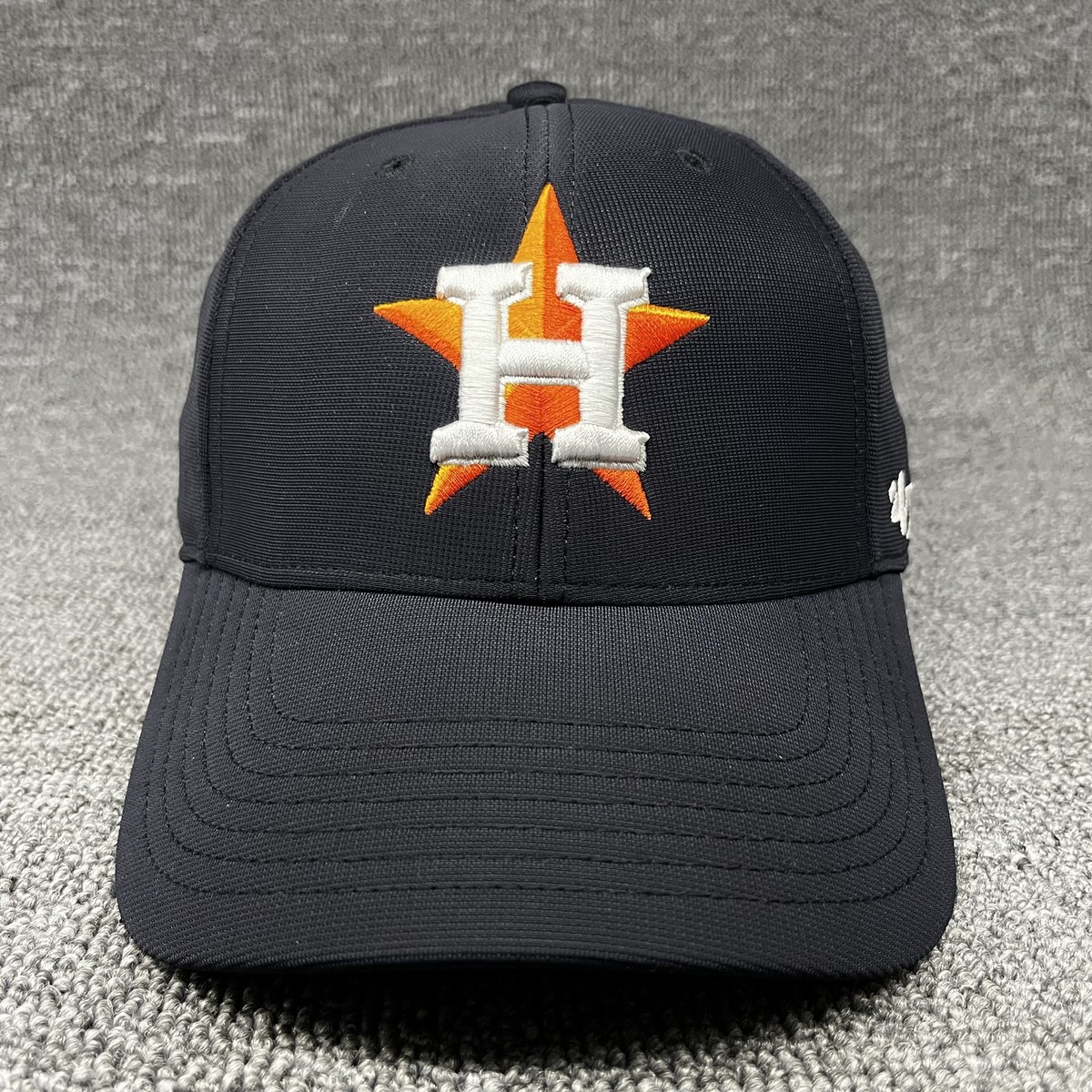 '47 Brand Houston Astros MVP Adjustable Baseball Cap Black Hat New