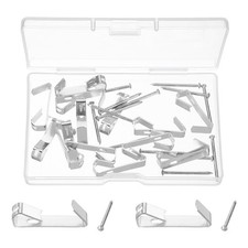 14 Pcs Picture Hangers, 30lb Picture Hanging Hooks, Silver