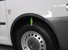 Radlaufleisten VW CADDY 2K Schwarz 4/6-tlg Kotflügel Schutz Zierleisten Bj 04-10