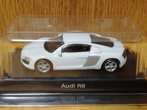 Kyosho 1/64 Scale Audi Minicar Collection 2 R8 White Blister Item - Picture 2 of 7