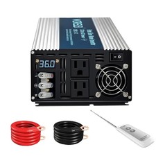 2500W Pure Sine Wave Inverter 36V DC to 110V 120V AC with LED 2500W 36V