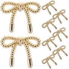 12 Pcs Style Sweater Jacket Buttons Bow Shaped for DIY Crafting