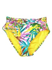 Bleu by Rod Beattie Women's Island High-Waist Swim Bottom Swimsuit 14, Multi 