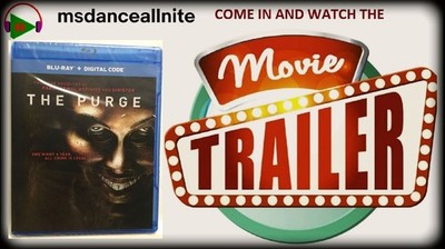 The Purge [2013](Blu-ray,2020) Ethan Hawke,Lena Headey,Max Burkholder,BRAND NEW!