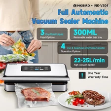 160W Full Automoatic Vacuum Sealer Machine Double Pump Food Storage Liquid/Moist