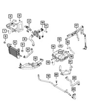 Genuine Mopar Auxiliary Coolant Pump 5181868AF