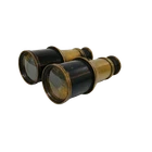 Lemaire Fabricant Paris antique binoculars brass leather WW1 era