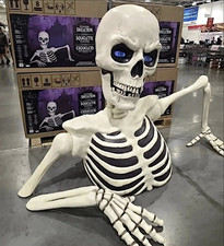 Costco Giant Ground Breaking Skeleton With Lcd Eyes And Sound Free Shipping