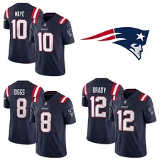 Unisex Patriots Navy 2024 Vapor F.U.S.E. Limited Team Game Player Jersey NWT