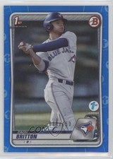 2020 Bowman Draft 1st Edition Blue Foil 80/150 Zach Britton #BD-158 0c6
