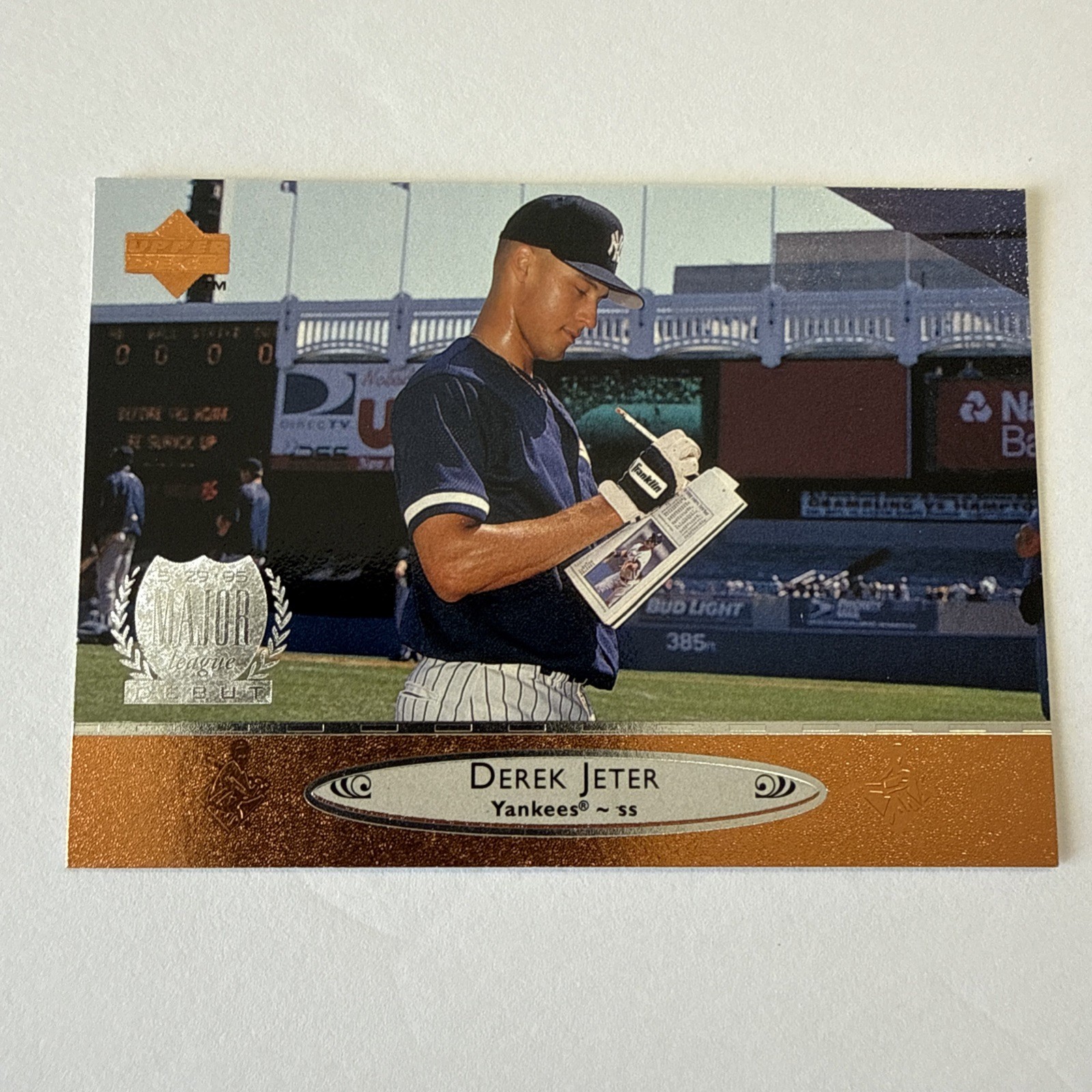 1996 Upper Deck Major League Debut Derek Jeter #156 HOF New York Yankees