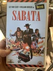 SABATA (UK VHS) 1960s Classic Spaghetti Western; NM • PAL format, English Dub