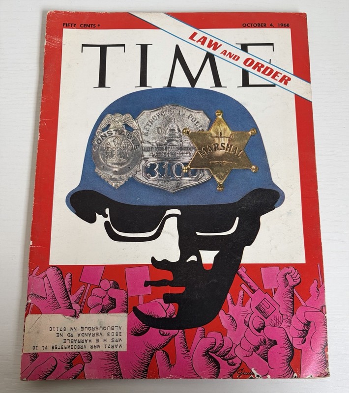 Vintage Time Magazine - October 4, 1968 - Vol. 92, No. 14
