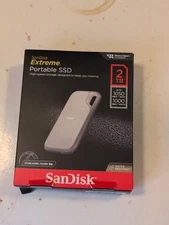 SanDisk Portable Extreme Portable SSD 2TB USB-C SSD SDSSDE51-2T00-AW25 - NEW!