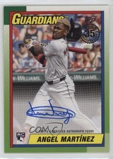 2025 Series 1 1990 Topps Baseball Angel Martinez Martínez #90A-AMZ Auto 0p83