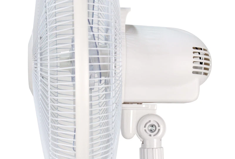 Ventilatore a Piantana Terra ARGO Bianc 5 Pale 40 cm Telecomando Timer Ventolino, fotografia 4 di 12